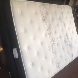 Queen Mattress and Boxsprings Bamboo 