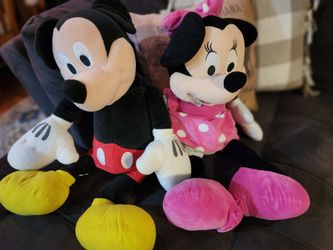 Mickey And Minnie Stuffed Animals