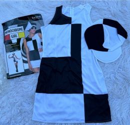 Women’s monochrome girl costume