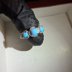 925 Sterling Silver Turquoise Ring
