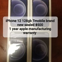 iPhone 12 128gb Tmobile brand New Sealed 