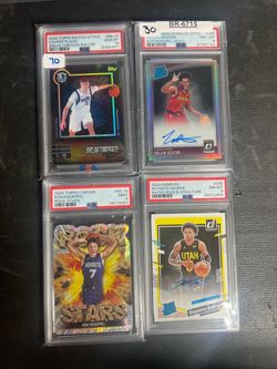 PSA Graded Basketball Cards Lot of 4