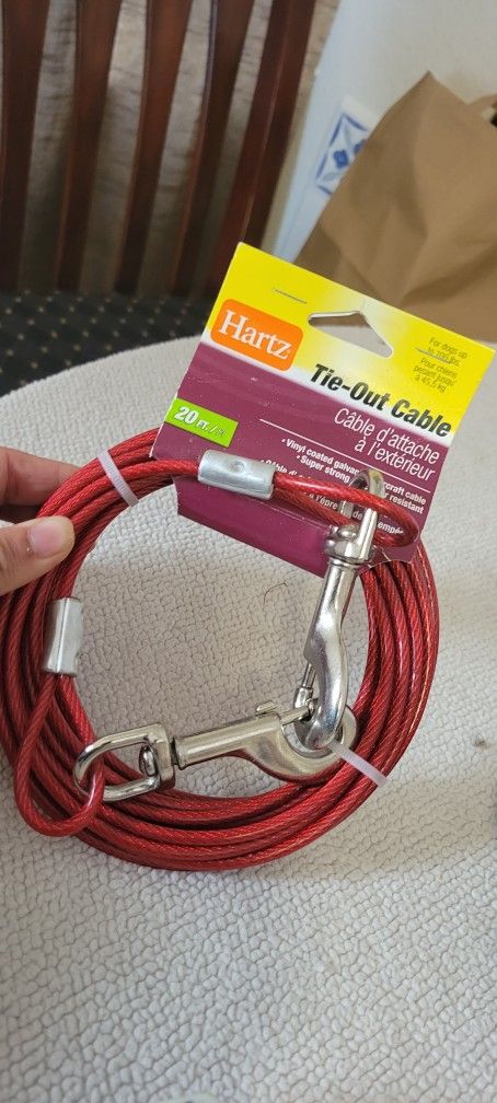 Super Strong 20 FT Tie Out Cable