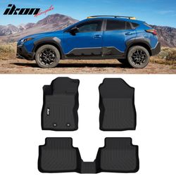 Fits 2024-2025 Subaru Crosstrek & Impreza Hatchback 3D Molded Floor Mats Carpets TPE