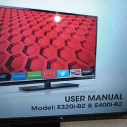 Vizio E480-B2 TV. 42" Used