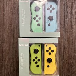 Nintendo Switch Joy Con Controllers Multiple Colors
