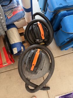 2 Compact Wet/Dry Shop Vacuums