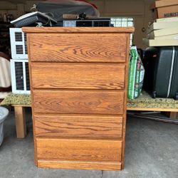 Chest Of Drawers -  Oak Wood 