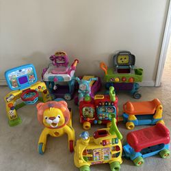 Various Kid's Electronic Ride On Toys: Fisher Price, VTech, Disney, Animals, Basketball