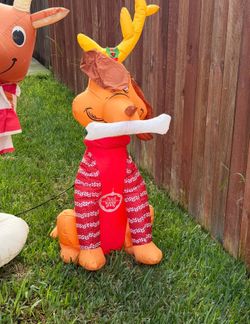 Max The Grinch Xmas Inflatable