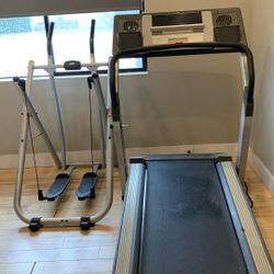 Nordictrack A2050 Treadmill with Gazelle freestyle