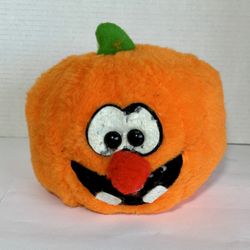Vintage California Stuffed Toys Halloween Jack-O-Lantern Stuffed Plush