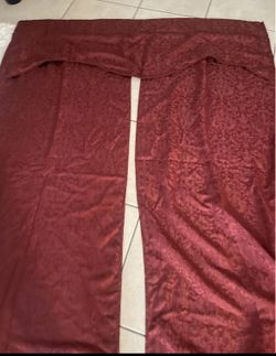 Burgundy Curtains