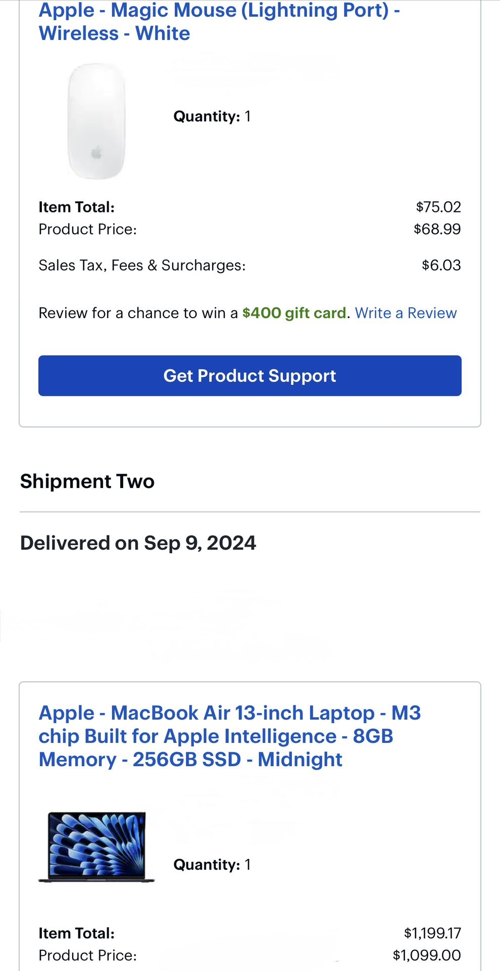  2024 MacBook 13” + Magic Mouse (Brand New, AppleCare+ Included)