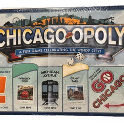 CHICAGO-OPOLY Board Game Celebrating The Windy City - New in Sealed Box