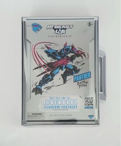 MrBeast Lab Platinum Series Panther Battle Titan Figure