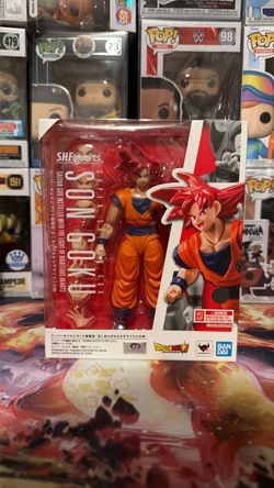 S.H.Figuarts super saiyan god son goku-Saiyan God instilled with the light of righteous hearts