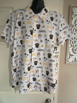 San Diego Padres button up shirt ( Jack in the box)