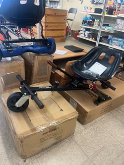 Flytraks  Self-Balancing Scooter Go Kart w/ Rear Shock Absorption Seat Attachment for 6.5" 8" 10"