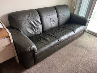 Genuine leather sofa in excellent condition