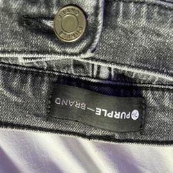 Purple jeans