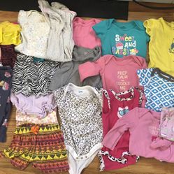3-6 Month Baby Girl Clothes Lot