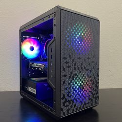FAST Custom Ryzen Gaming PC Computer (Ryzen 3 2200G, GTX 1060, 16GB RAM, 512GB NVMe + 1TB HDD)
