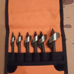 Wood drill bits set, Rigid