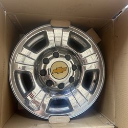 Chevy Stock 17 Inch Wheels Chrome