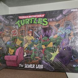 Neca TMNT- Sewer Lair Living Room Set (Trade/Sell)