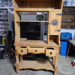 Rustic, Made In Mexico Hutch/Armoire 