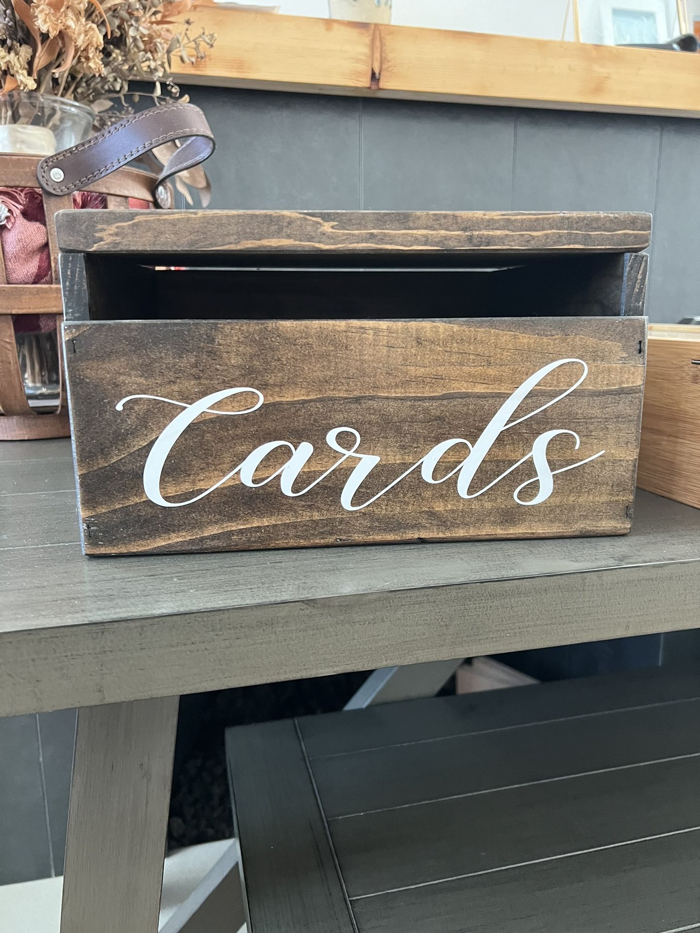 Wooden Letters Box
