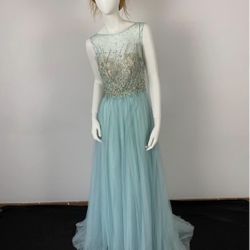 Blue prom dress Alyce Paris
