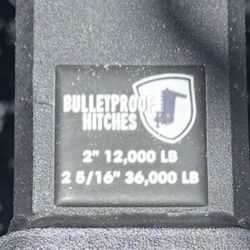 Bulletproof Hitch 36,000 Pounds 