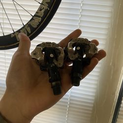 Shimano SPD Clipless Bike Pedals – Used, Good Condition