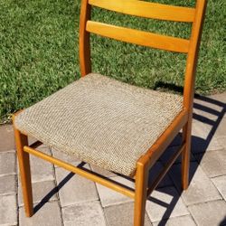 mid century  wooden  Desk chair