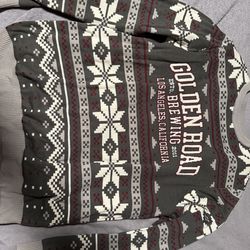 Golden Road Brewing Christmas sweater