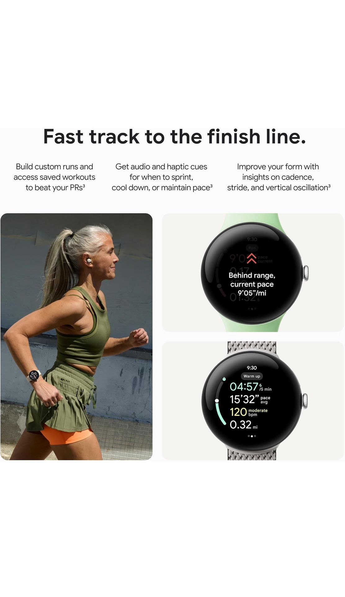 Google Pixel Watch (45mm) Latest Model Android Smartwatch, Heart