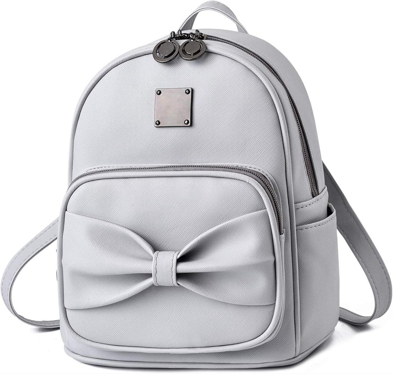 Mini Backpack Purse for Women Teenage Girls Bowknot Fashion Backpack Cute Leather Backpack