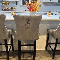 Velvet Bar Stools 