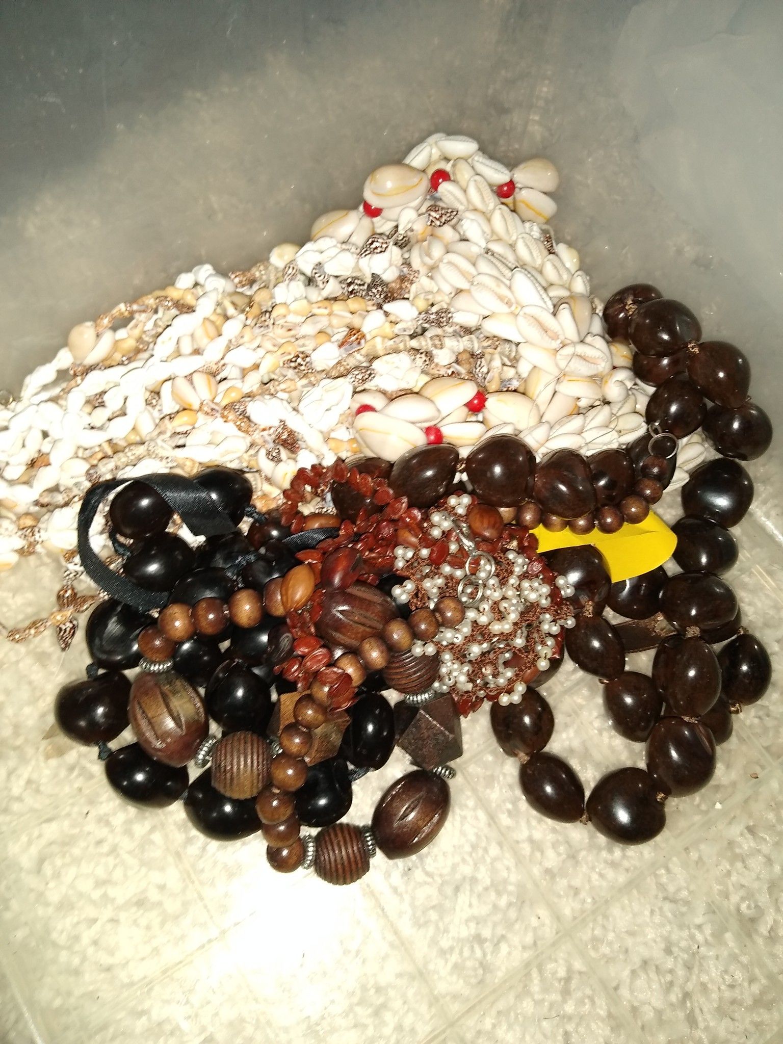 Mixed lot of Hawaiian and shell necklaces