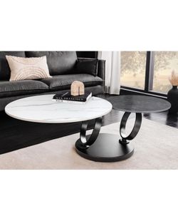 Marble style coffee table