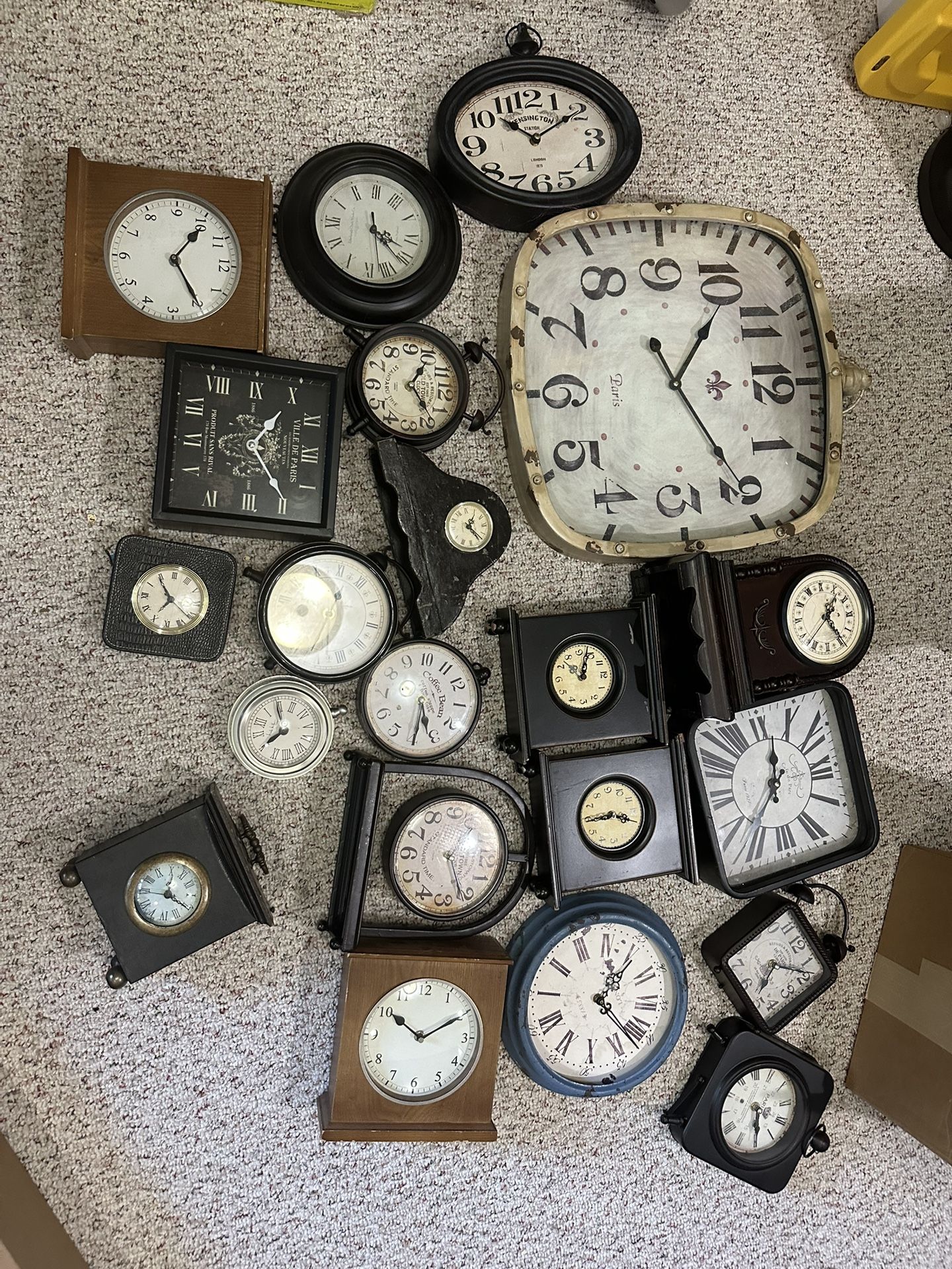 Vintage clocks take all for 80