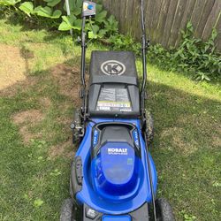 Kobalt Electric mower  Comes With Battery And Charger 