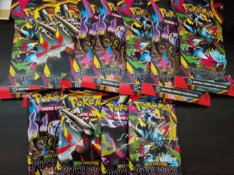 12 Pokemon pitch black packs brand new