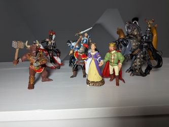 Schleich Knight and horse vintage figures