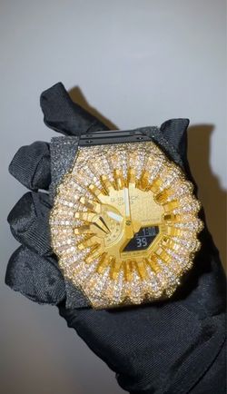 Casio G-Shock Custom Iced Out Gold Watch