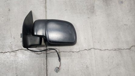 LH Driver Side Black Power Mirror for 1(contact info removed) Ford F-250 350-550 Super Duty