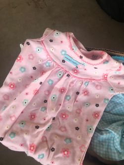 Box full of newborn to 3 months baby girl clothes