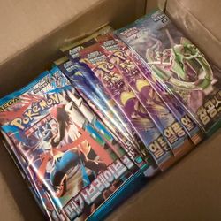 32 Random Pokemon Packs - KR JP